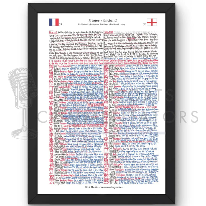 RUGBY UNION France v England Six Nations Groupama Stadium Lyon. March 16 2024. Nick Mullins.