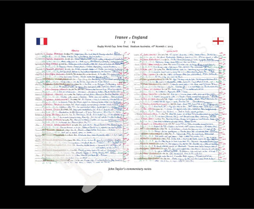 RUGBY UNION France v England Rugby World Cup Semi-Final Stadium Australia Sydney. November 16 2003. John Taylor.