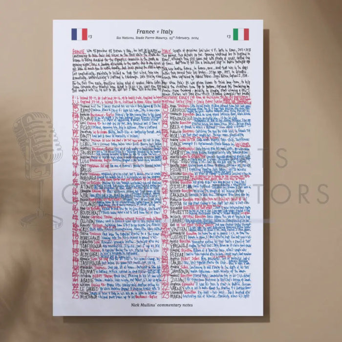 RUGBY UNION France v Italy Six Nations Decathlon Arena Lille. February 25 2024. Nick Mullins.