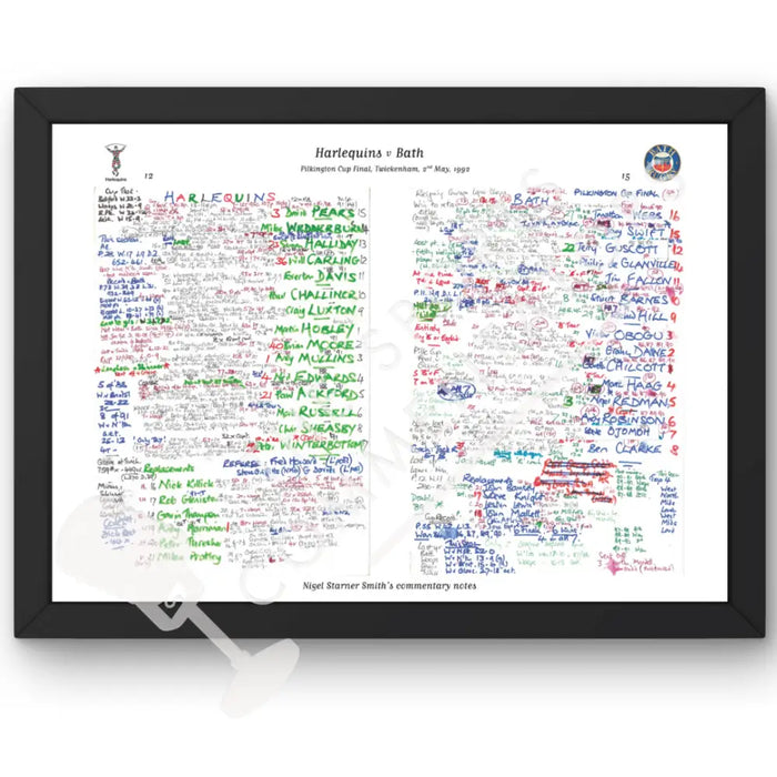 RUGBY UNION Harlequins v Bath Pilkington Cup Final Twickenham London. May 2 1992. Nigel Starmer-Smith.