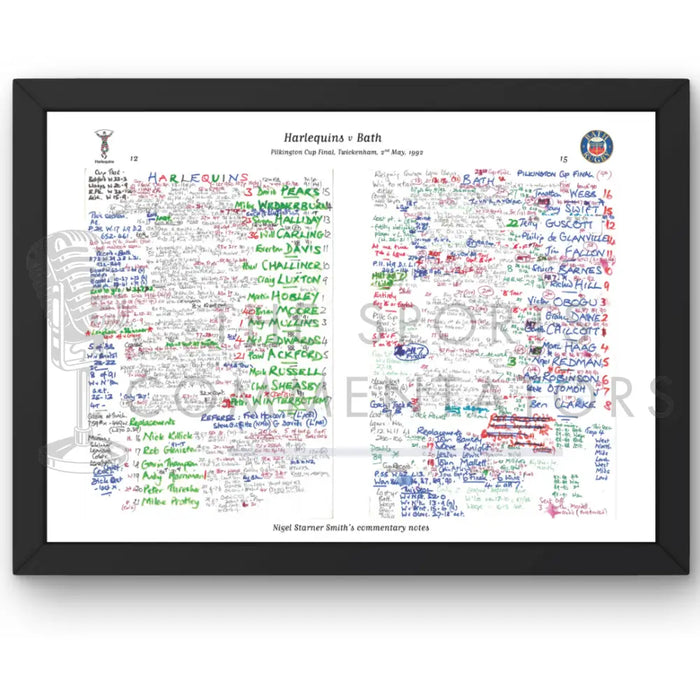 RUGBY UNION Harlequins v Bath Pilkington Cup Final Twickenham London. May 2 1992. Nigel Starmer-Smith.