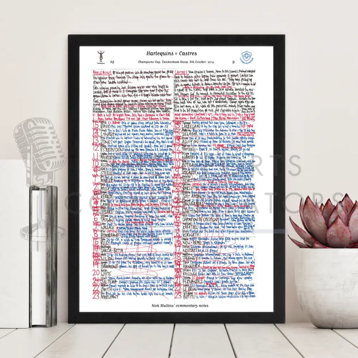 RUGBY UNION Harlequins v Castres Twickenham Stoop London. October 10 2014. Nick Mullins.