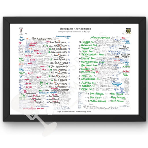 RUGBY UNION Harlequins v Northampton Pilkington Cup Final Twickenham London. May 4 1991. Nigel Starmer-Smith.