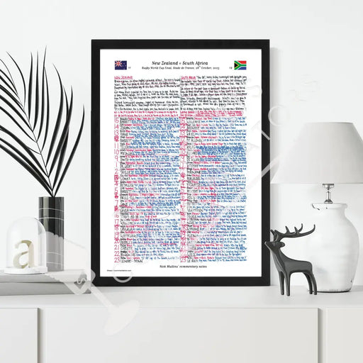 RUGBY UNION New Zealand v South Africa Rugby World Cup Final Stade de France Paris. October 28 2023. Nick Mullins.