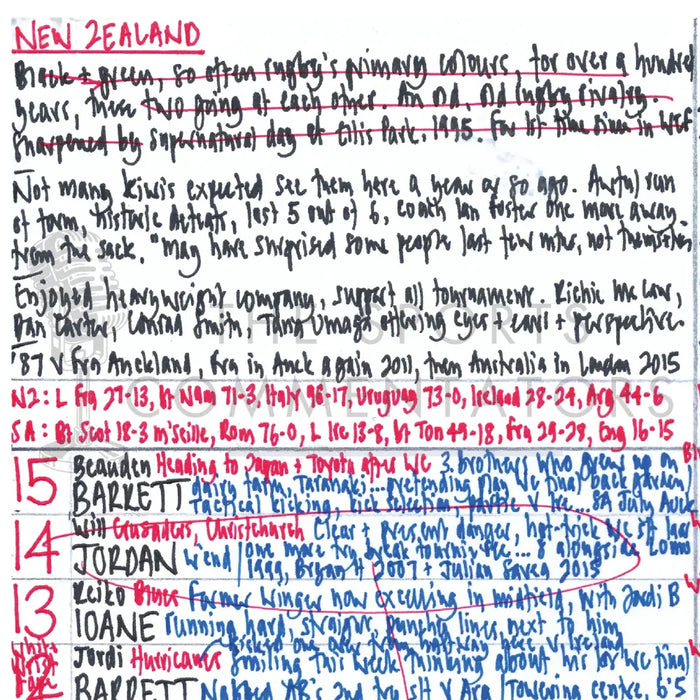 RUGBY UNION New Zealand v South Africa Rugby World Cup Final Stade de France Paris. October 28 2023. Nick Mullins.