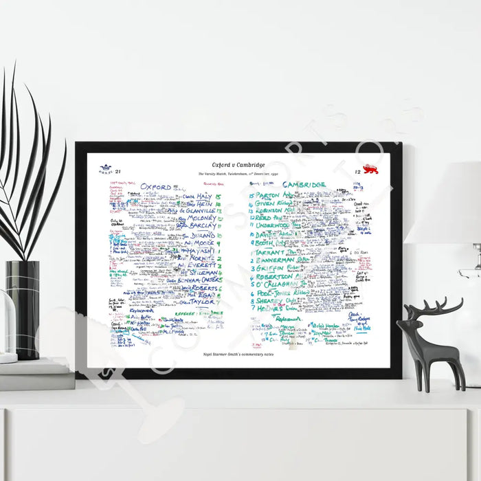 RUGBY UNION Oxford v Cambridge Varsity Match Twickenham London. Dec 11 1990. Nigel Starmer-Smith.