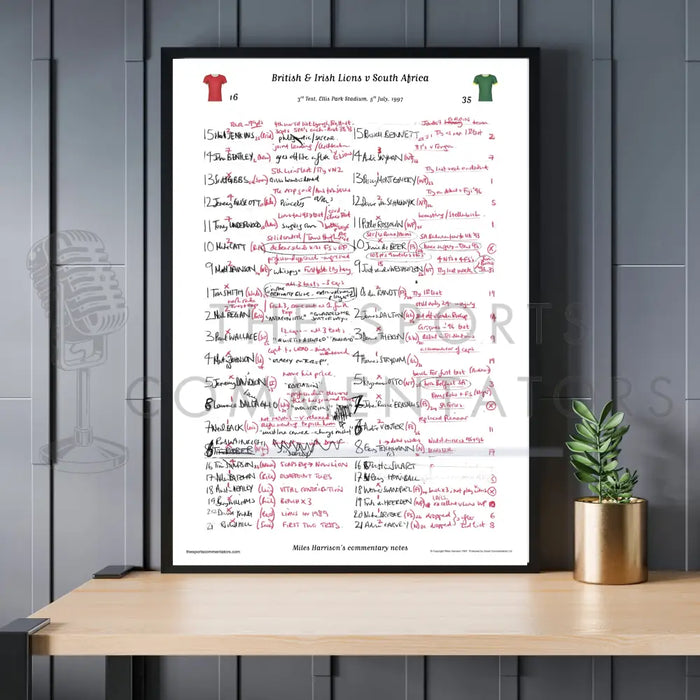 RUGBY UNION South Africa v British & Irish Lions Lions Tour 3rd Test Ellis Park Stadium Johannesburg. July 5 1997.