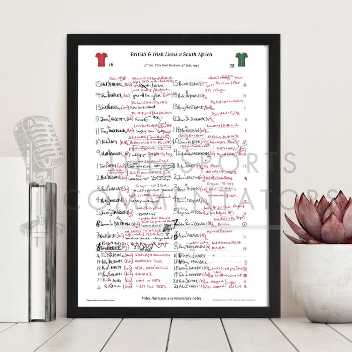RUGBY UNION South Africa v British & Irish Lions Lions Tour 3rd Test Ellis Park Stadium Johannesburg. July 5 1997.