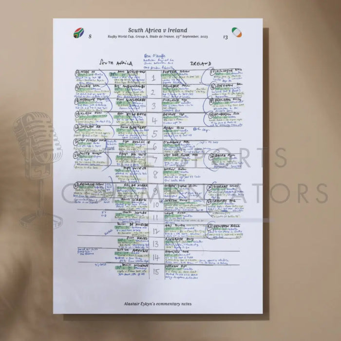 RUGBY UNION South Africa v Ireland Rugby World Cup Group A Stade de France Paris. 23 September 2023. Alastair Eykyn.