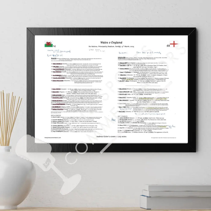 RUGBY UNION Wales v England Six Nations Principality Stadium. Cardiff. March 15 2025. Andrew Cotter.