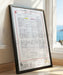 Picture of Sara Orchard's commentary sheets to the 2025 Womens Rugby World Cup Finals won by England