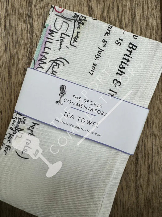 Tea Towel: British and Irish Lions v New Zealand 3rd Test Eden Park July 8 2017. Miles Harrison Tea Towel