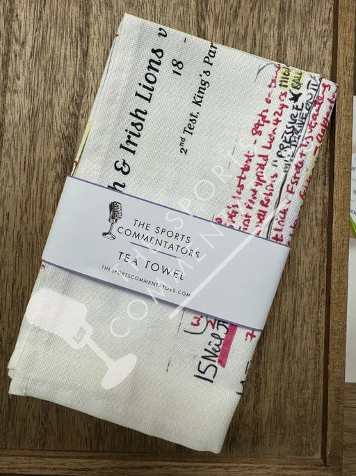 Tea Towel: British and Irish Lions v South Africa 2nd Test Kings Park June 28 1997. Miles Harrison Tea Towel