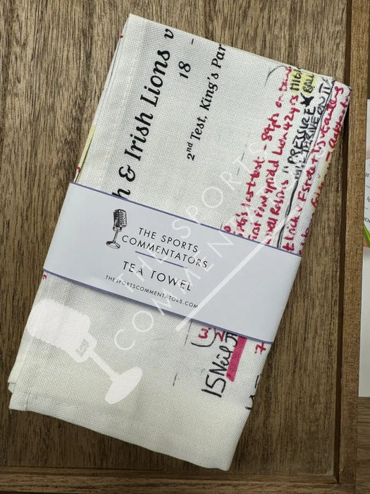 Tea Towel: British and Irish Lions v South Africa 2nd Test Kings Park June 28 1997. Miles Harrison Tea Towel