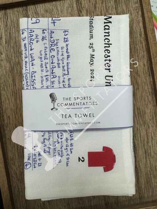 Tea Towel: FA Cup Final 2024 Manchester City v Manchester United. John Murray Tea Towel