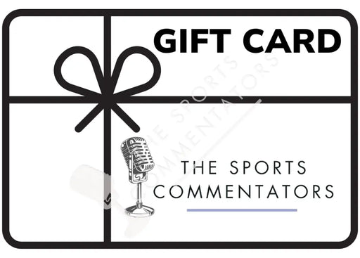 The Sports Commentators Gift Card gift card